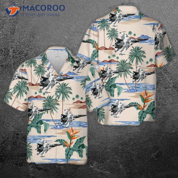 Sukhoi Su-27 Flanker Attack Fighter Hawaiian Shirt