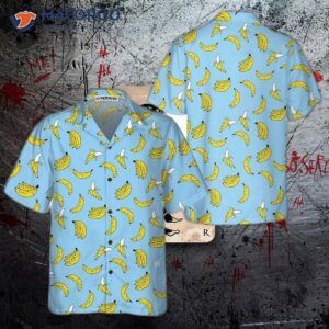 Summer Banana Seamless Pattern Hawaiian Shirt, Funny Shirt For Adults, Patterned
