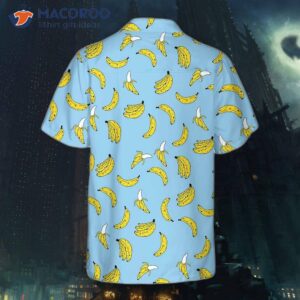 summer banana seamless pattern hawaiian shirt funny shirt for adults patterned 1