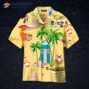 summer beach dog lover hawaiian shirts 1