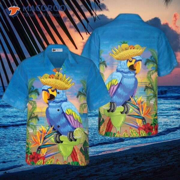 Summer Beach Parrot Hawaiian Shirt