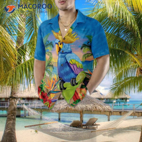 Summer Beach Parrot Hawaiian Shirt