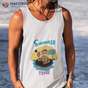 summer salt licked momories time skeleton shirt tank top