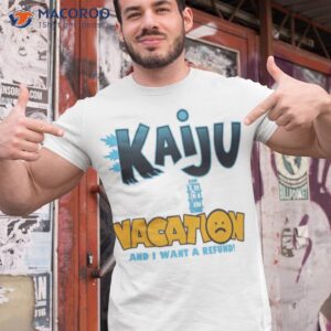 Summer Vacation Kaiju Godzilla Rant Slogan Shirt