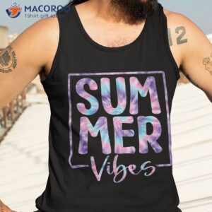 summer vibes sunglasses with palm tree funny beach life shirt tank top 3