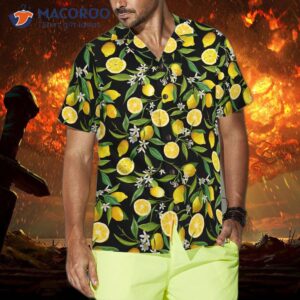 summertime watermelon lemon hawaiian shirt 2