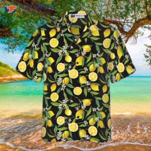 summertime watermelon lemon hawaiian shirt 3