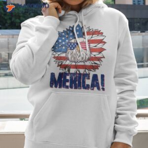 sunflowers american flag eagle usa 4th of july merica shirt hoodie