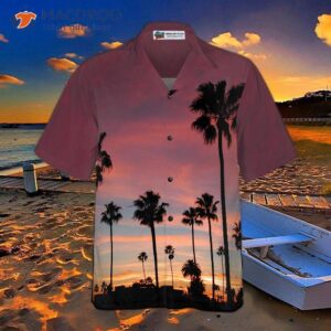sunset at venice beach s hawaiian shirt 3