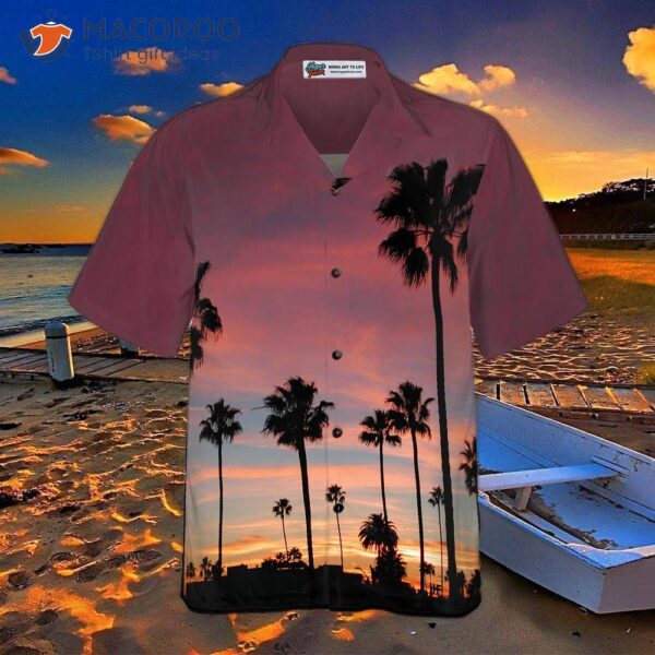 Sunset At Venice Beach, ‘s Hawaiian Shirt