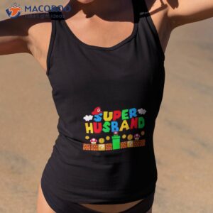 super husband funny husband super mario shirt tank top 2