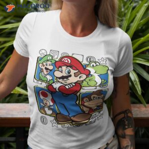 super mario luigi yoshi toadstool donkey kong box up shirt tshirt 3