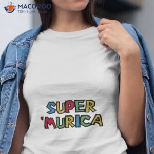 super murica mario game shirt tshirt