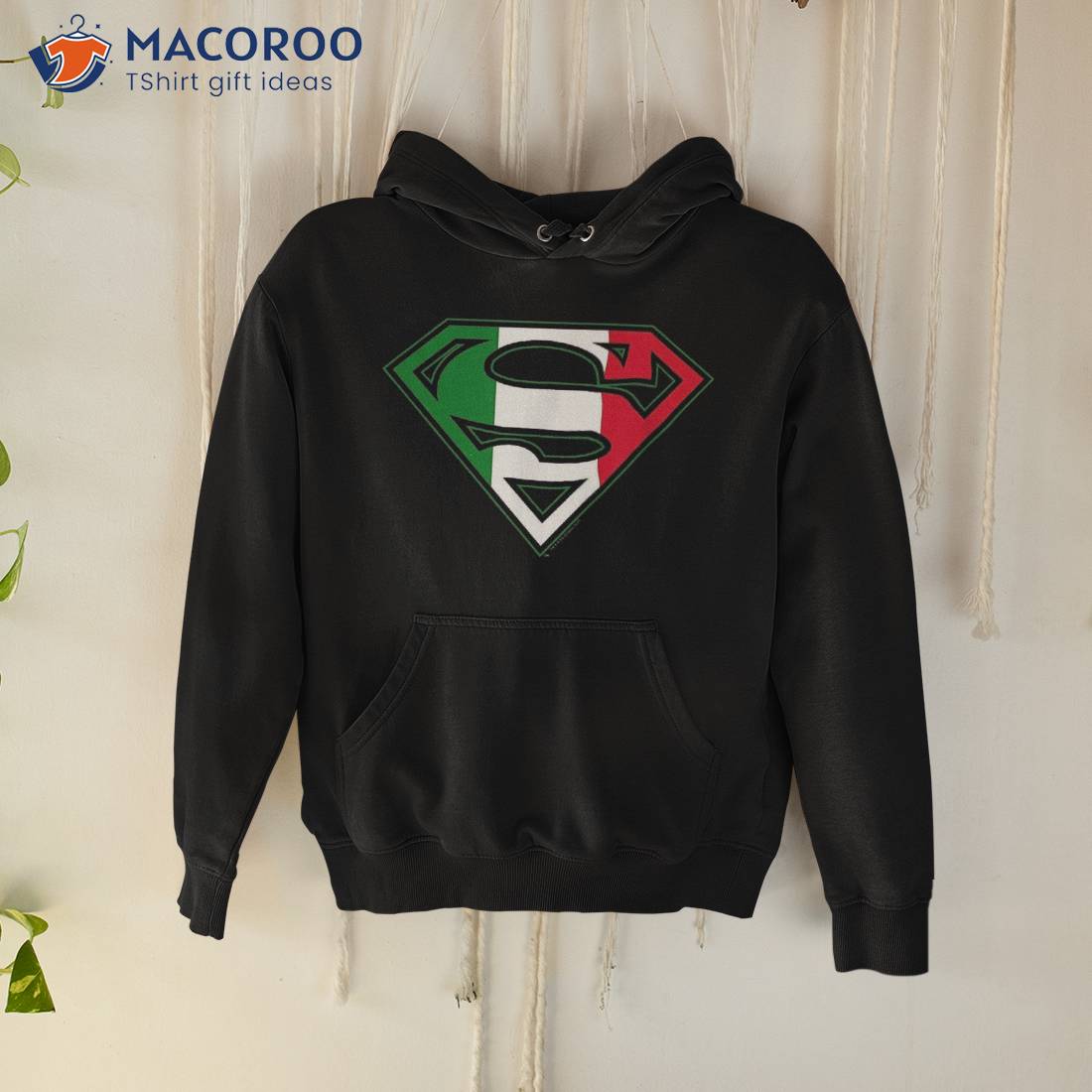 Superman Italian Shield Shirt Hoodie