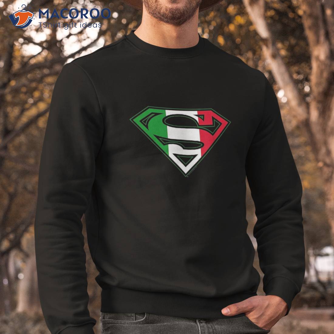 Superman Italian Shield Shirt Sweatshirt