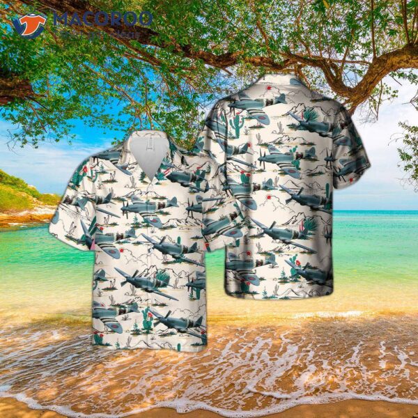 Supermarine Spitfire Pr19 Hawaiian Shirt