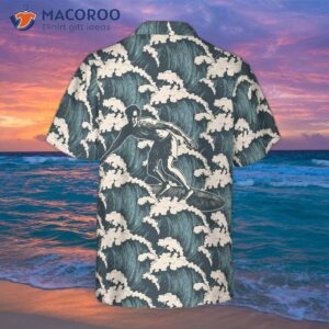 “surf And Ocean Waves Vintage Hawaiian Shirt”
