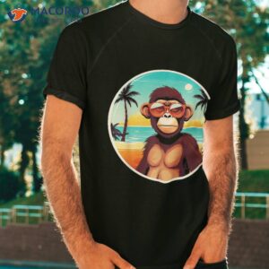 surf sand and monkey trendy beach tee for summer shirt tshirt