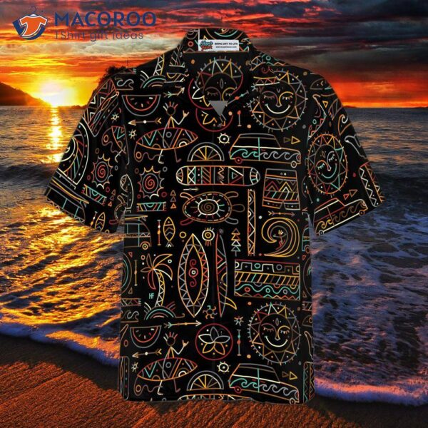 Surf Seamless Pattern Hawaiian Shirt