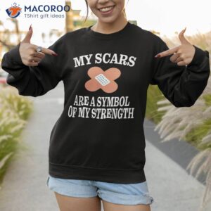 surgery scars heart shoulder bariatric cancer recovery gifts shirt sweatshirt