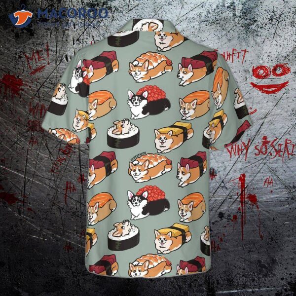 “sushi Corgi Hawaiian Shirt: The Best Shirt For And “