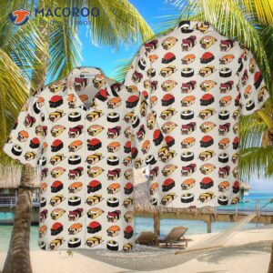 sushi pug shirt for hawaiian 0