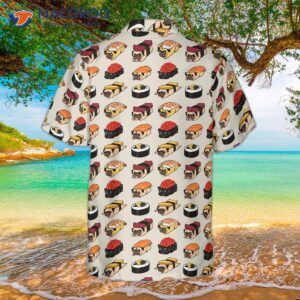 sushi pug shirt for hawaiian 1