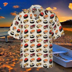 sushi pug shirt for hawaiian 2