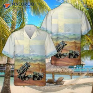Swedish Army Lvsystem 103 Patriot Hawaiian Shirt