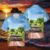 Swedish Leopard 2a5 Main Battle Tank (stridsvagn 122, Strv122) Hawaiian Shirt