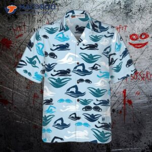 swim pattern hawaiian shirt 2