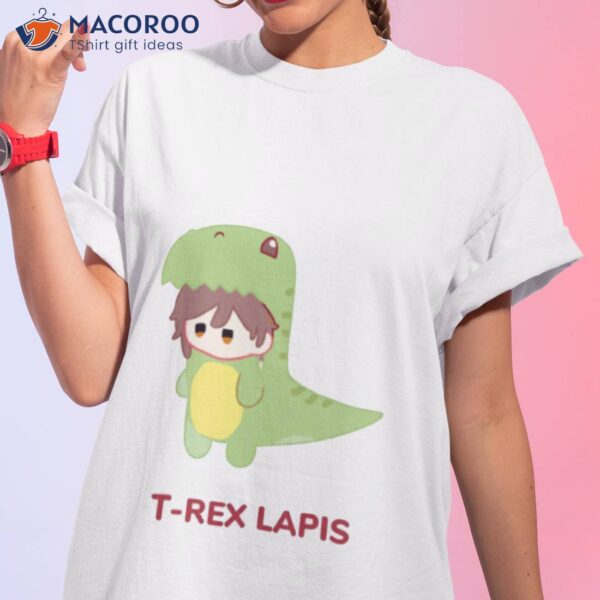 T Rex Lapis Zhongli Genshin Impacshirt