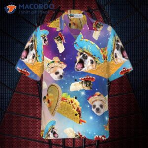 taco chihuahua dog hawaiian shirt 2