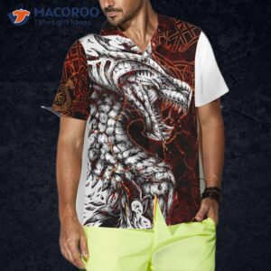 tattooed dragon hawaiian shirt 3