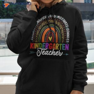 teach love inspire kindergarten teacher back to school shirt hoodie