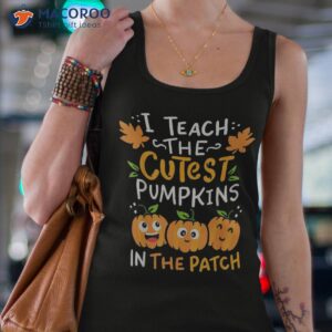 teacher halloween pre k kindergarten cutest pumpkins shirt tank top 4