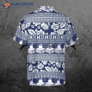 teacher hibiscus leaves pattern hawaiian shirt stylish best gift for teachers 1