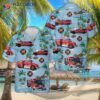 Teague Volunteer Fire Departt, Texas, Hawaiian Shirt