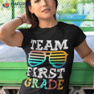 team 1st grade squad first teacher student back to school shirt tshirt 1
