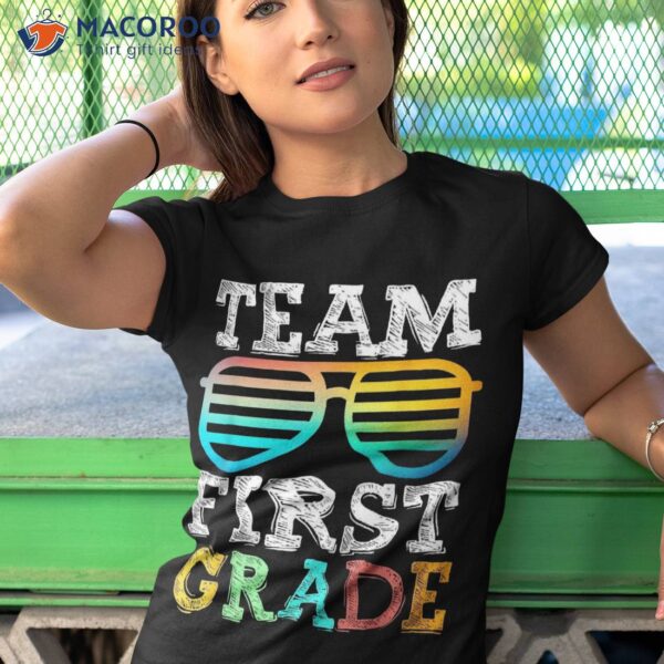 Team 1st Grade Squad First Teacher Student Back To School Shirt