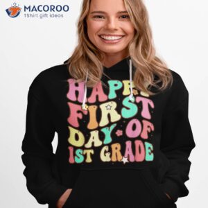 Team First Grade Teacher Student Groovy Back To School Gift Shirt