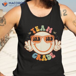 team third grade hippie smile face glasses back to school shirt tank top 3