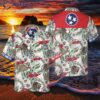 Tennessee Raccoon And Passion Flower Hawaiian Shirt