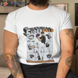 tennessee volunteers baseball comfort colors supervols shirt tshirt