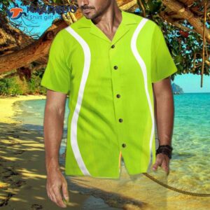 tennis ball colored hawaiian shirt 3