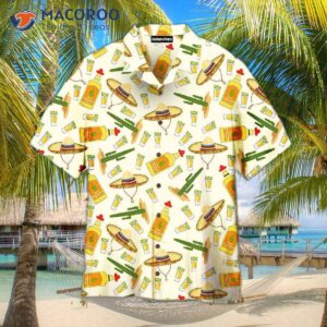 tequila cinco de mayo pattern hawaiian shirts 1