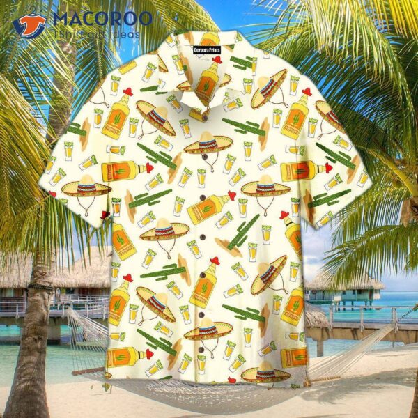 Tequila Cinco De Mayo Pattern Hawaiian Shirts