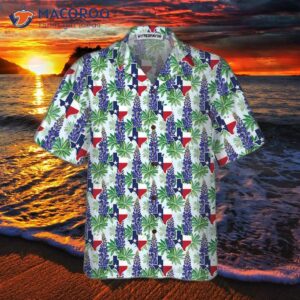 texas bluebonnet hawaiian shirt unique gift for lovers 2