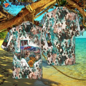 Texas Cowhide Map Hawaiian Shirt, Unique Shirt For Lovers