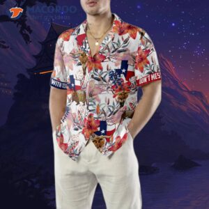 texas longhorn bluebonnet and armadillo hawaiian shirt button down floral flag proud shirt for 4